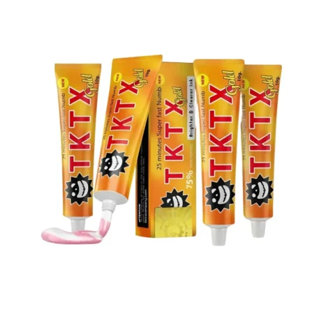 CREMA ANESTESICA TKTX 3 Pachet 5 CREME ANESTEZICE Gold 75% - Ofertă Limitată