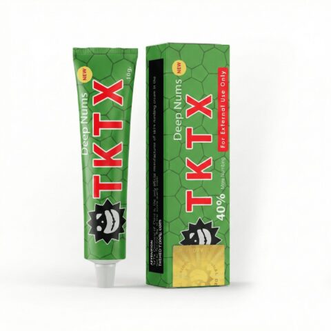 CREMA ANESTESICA TKTX 5 TKTX Verde Crema Anestezica 40% pentru TATTOO | EPILARE | FORAGE | MICROBLADING