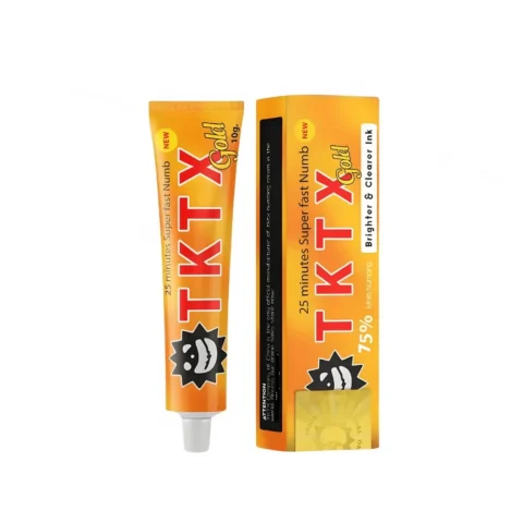 CREMA ANESTESICA TKTX 1 ✅ Cea mai bună cremă anestezică TKTX GOLD 75% pentru TATUAJ | EPILARE | FORAGE | MICROBLADING